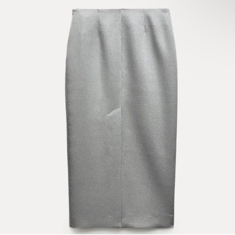 Zara Shiny Pencil Skirt ZW Collection - Picture 8 of 10
